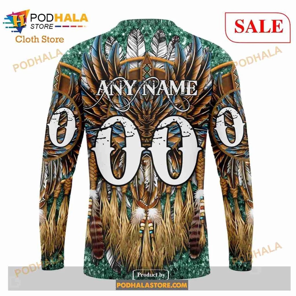Vibrant Dallas Stars Tribal 3d Hoodie With Cultural Design And Logo - Product View 5 Vibrant Dallas Stars Tribal 3d Hoodie With Cultural Design And Logo - Product View 5