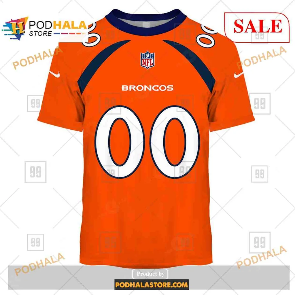 Vibrant Denver Broncos All Over Print Hoodie, Sporty Orange Team Pride Design Vibrant Denver Broncos All Over Print Hoodie, Sporty Orange Team Pride Design