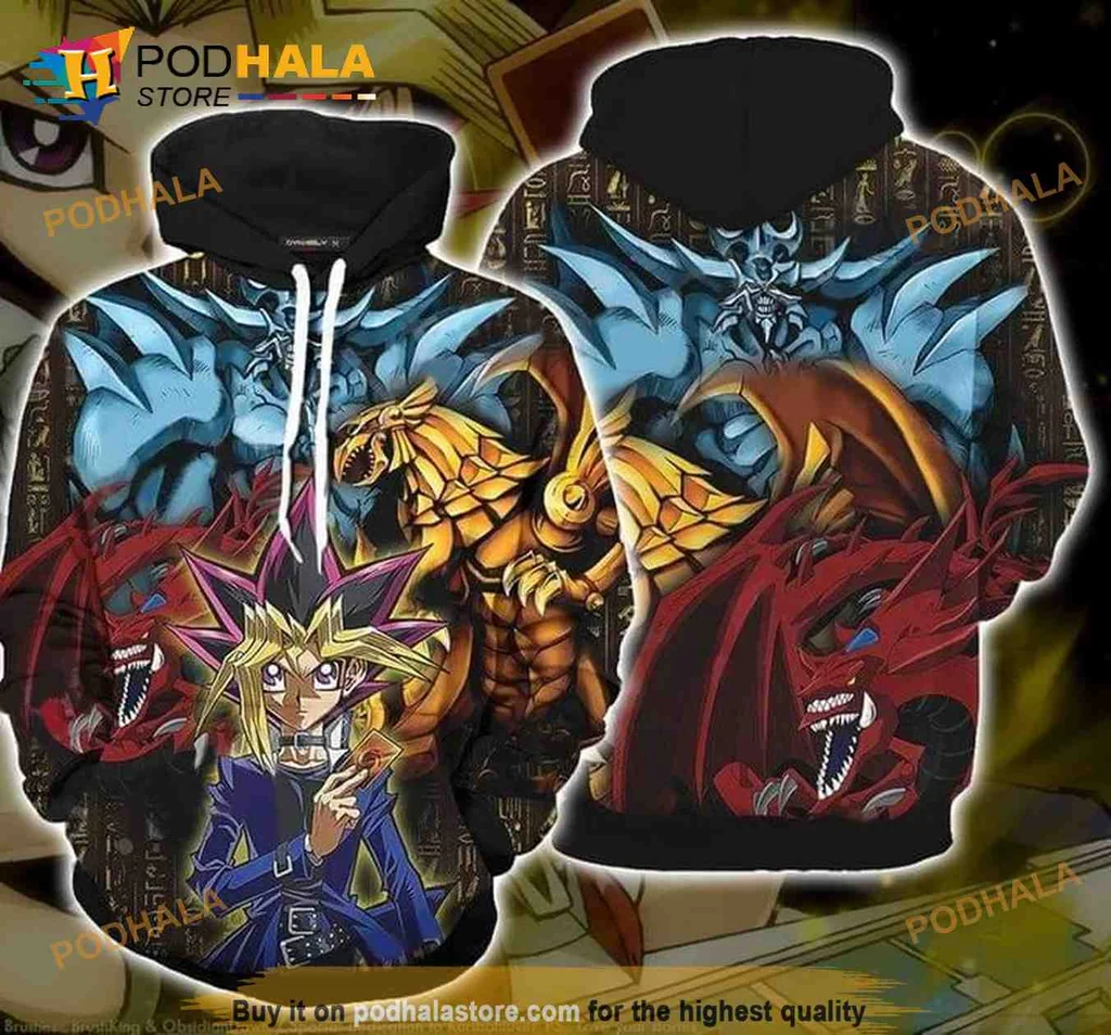 Vibrant Dragon Ball Z 3d Hoodie Featuring Iconic Dragons And Heroic Character