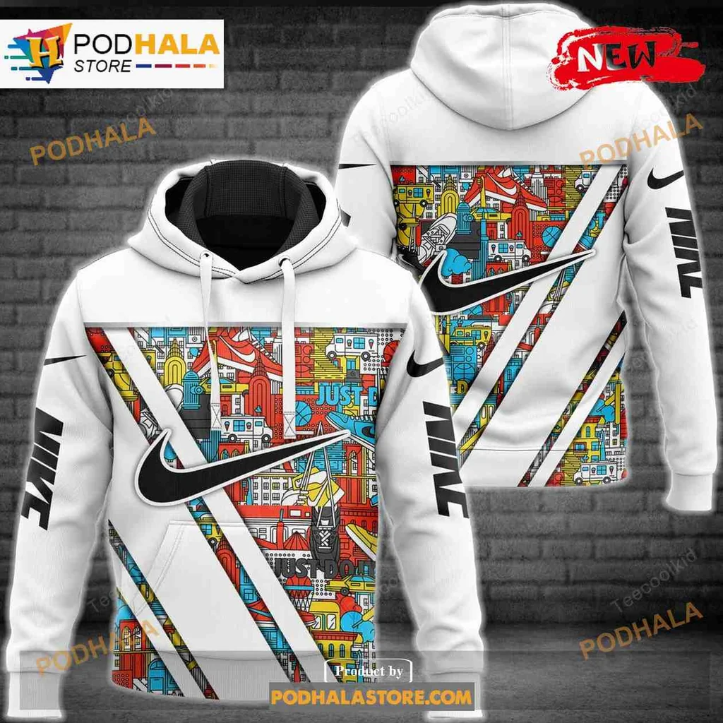 Vibrant Geometric Patterns 3d Hoodie Featuring Colorful Abstract Design