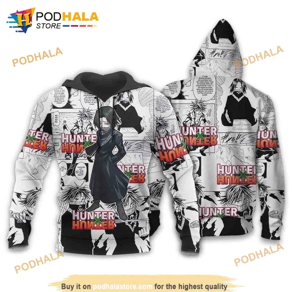 Vibrant Hunter X Hunter 3d Hoodie Featuring Bold Red Hunter Design