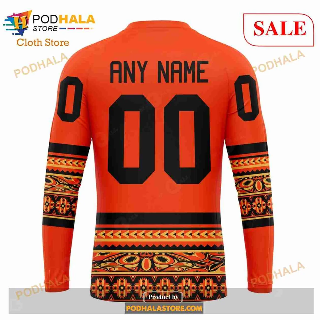 Vibrant Indigenous Columbus Blue Jackets 3d Hoodie With Star Design - Product View 5 Vibrant Indigenous Columbus Blue Jackets 3d Hoodie With Star Design - Product View 5
