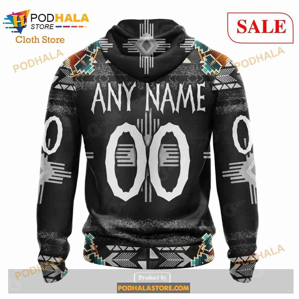 Vibrant Los Angeles Kings AOP Hoodie With Native American Inspired Design Vibrant Los Angeles Kings AOP Hoodie With Native American Inspired Design