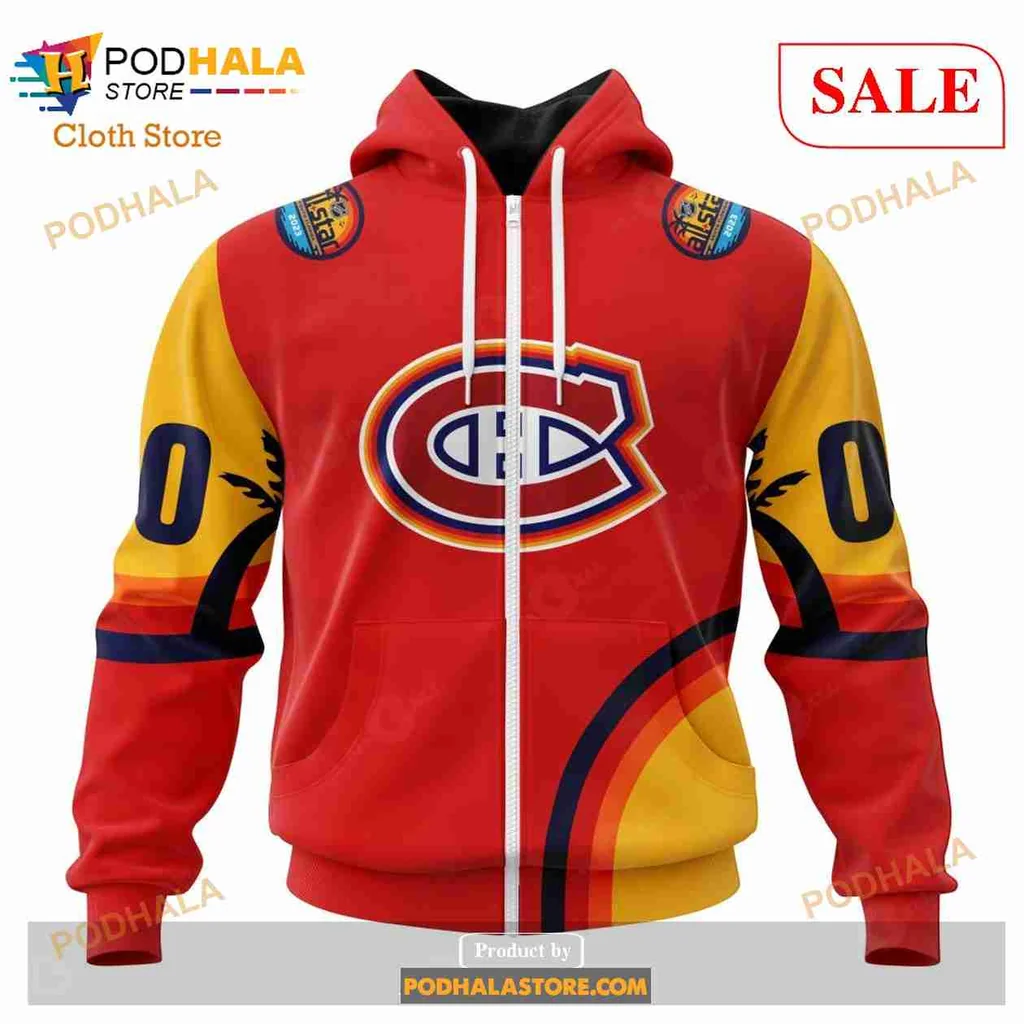 Vibrant Montreal Canadiens Sunset All Over Print Hoodie With Bold Logo Design Vibrant Montreal Canadiens Sunset All Over Print Hoodie With Bold Logo Design
