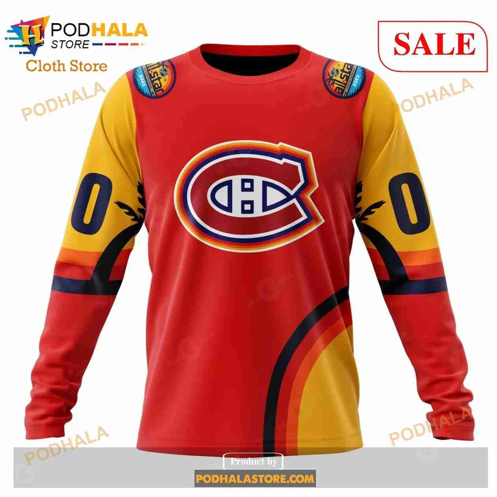 Vibrant Montreal Canadiens Sunset 3D Print Hoodie With Bold Logo Design Vibrant Montreal Canadiens Sunset 3D Print Hoodie With Bold Logo Design