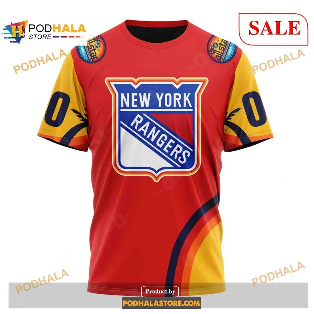 Vibrant New York Rangers AOP Hoodie With Bold Team Spirit Design Vibrant New York Rangers AOP Hoodie With Bold Team Spirit Design