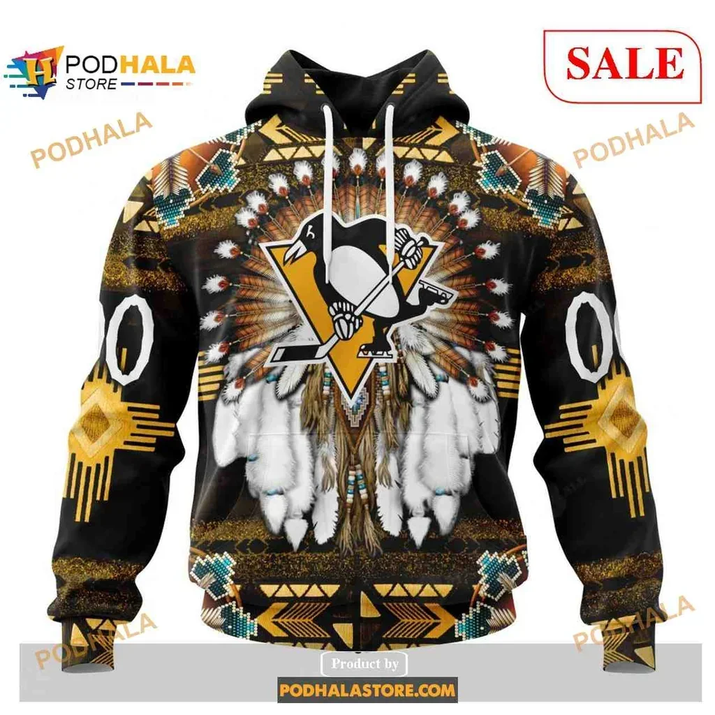 Vibrant Pittsburgh Penguins Cultural 3d Hoodie With Unique Design