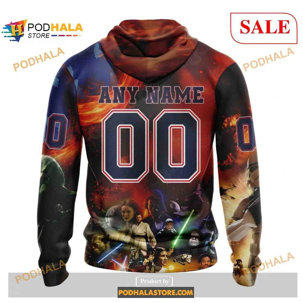 Vibrant Washington Capitals Star Wars All Over Print Hoodie Featuring Darth Vader Design Vibrant Washington Capitals Star Wars All Over Print Hoodie Featuring Darth Vader Design
