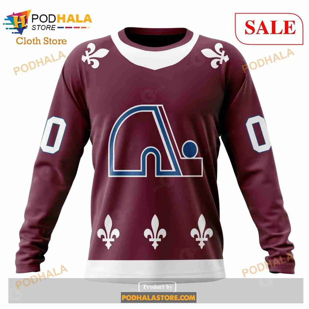 Vintage Colorado Avalanche 3D Print Hoodie With Retro Logo And Fleur De Lis Design Vintage Colorado Avalanche 3D Print Hoodie With Retro Logo And Fleur De Lis Design