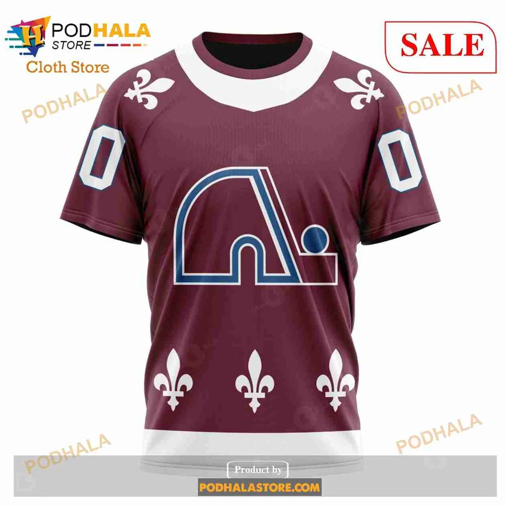 Vintage Colorado Avalanche 3d Hoodie With Retro Logo And Fleur De Lis Design - Product View 6 Vintage Colorado Avalanche 3d Hoodie With Retro Logo And Fleur De Lis Design - Product View 6