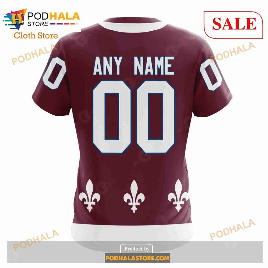 Vintage Colorado Avalanche 3d Hoodie With Retro Logo And Fleur De Lis Design - Product View 7 Vintage Colorado Avalanche 3d Hoodie With Retro Logo And Fleur De Lis Design - Product View 7