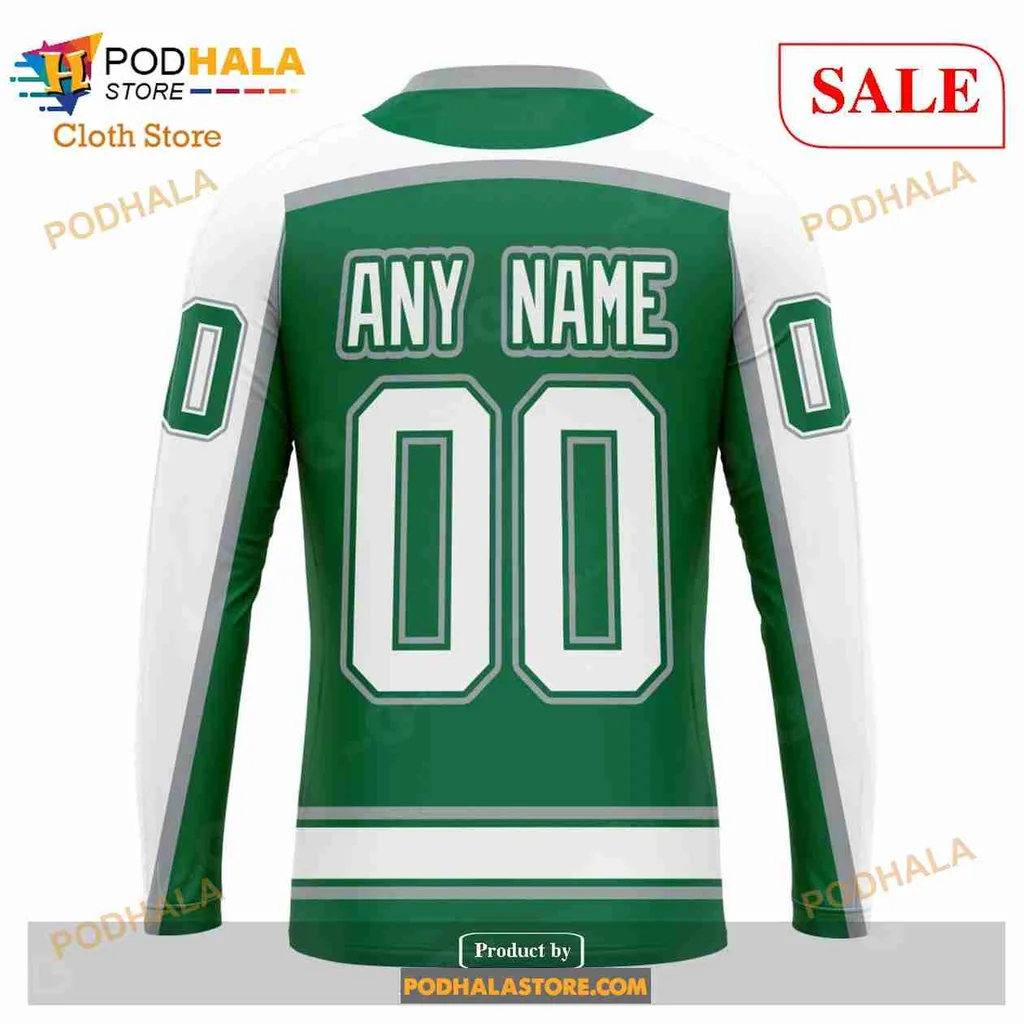 Vintage Dallas Stars 3d Hoodie With Bold White Lettering And Stripes - Product View 5 Vintage Dallas Stars 3d Hoodie With Bold White Lettering And Stripes - Product View 5