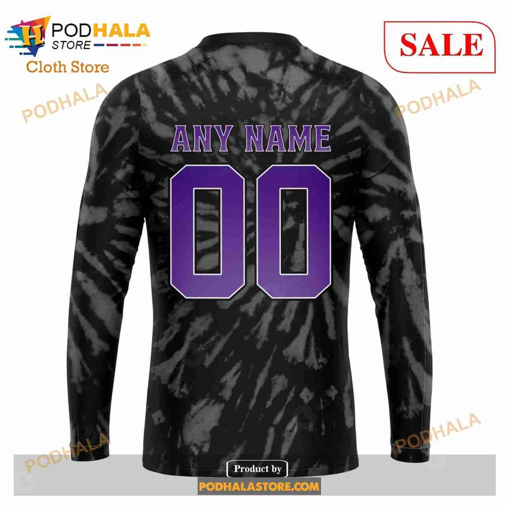 Vintage Los Angeles Kings 3d Hoodie With Crown Graphic In Tie Dye Style - Product View 5 Vintage Los Angeles Kings 3d Hoodie With Crown Graphic In Tie Dye Style - Product View 5