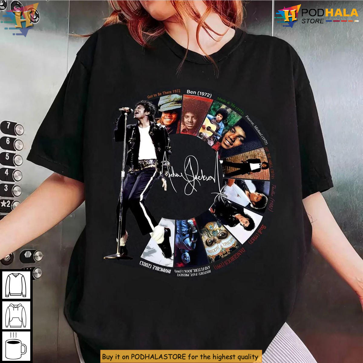 Vintage Michael Jackson King Of Pop Shirt Retro Concert Music Fan Graphic