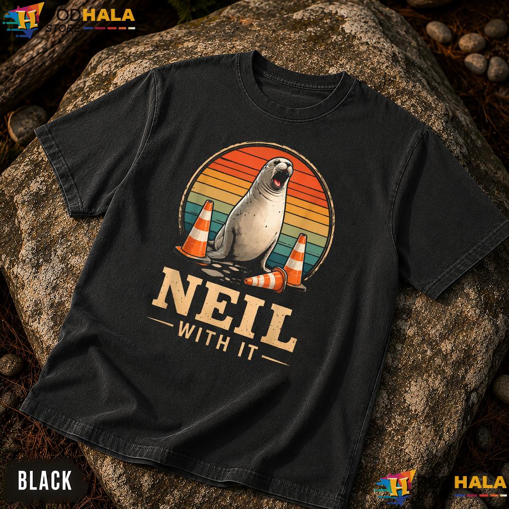 Vintage Neil With It Comfort Colors T-Shirt Funny Neil The Seal Lover Top