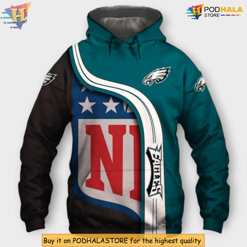 Vintage Series Philadelphia Eagles Vintage Hoodie NFL Throwback Style