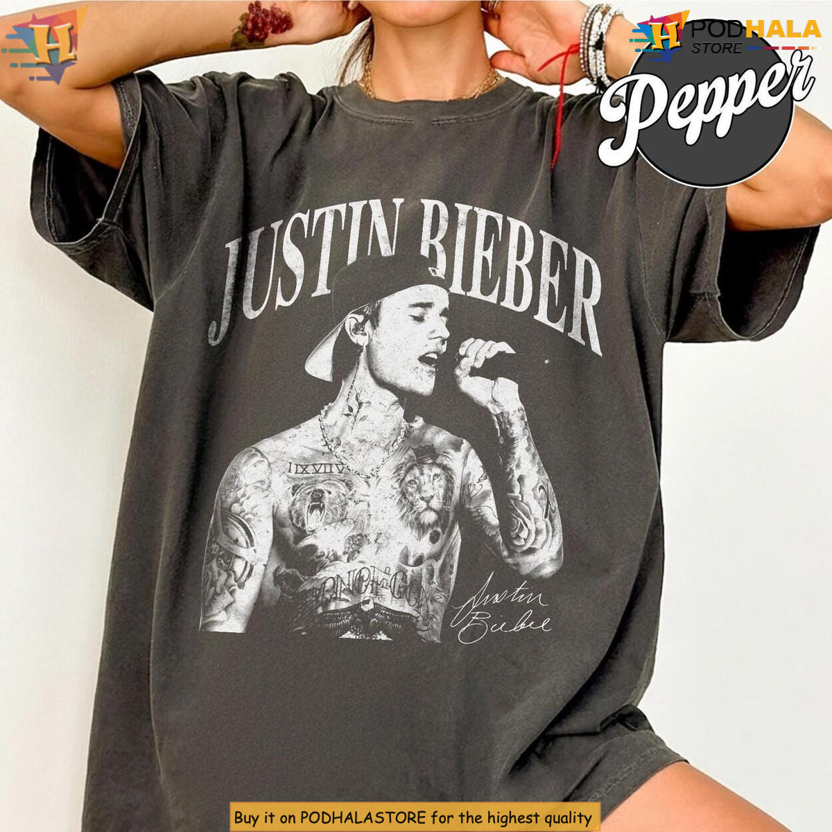 Vintage Summer Concert Bootleg Justin Bieber Comfort Colors Shirt Swag