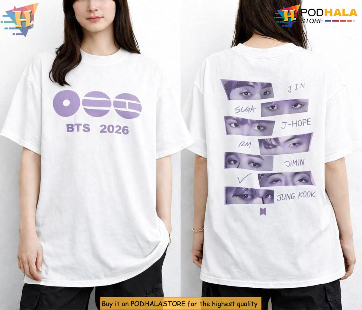 Vintage Washed Streetwear Comfort Colors Shirt 2026 BTS World Tour Graphic
