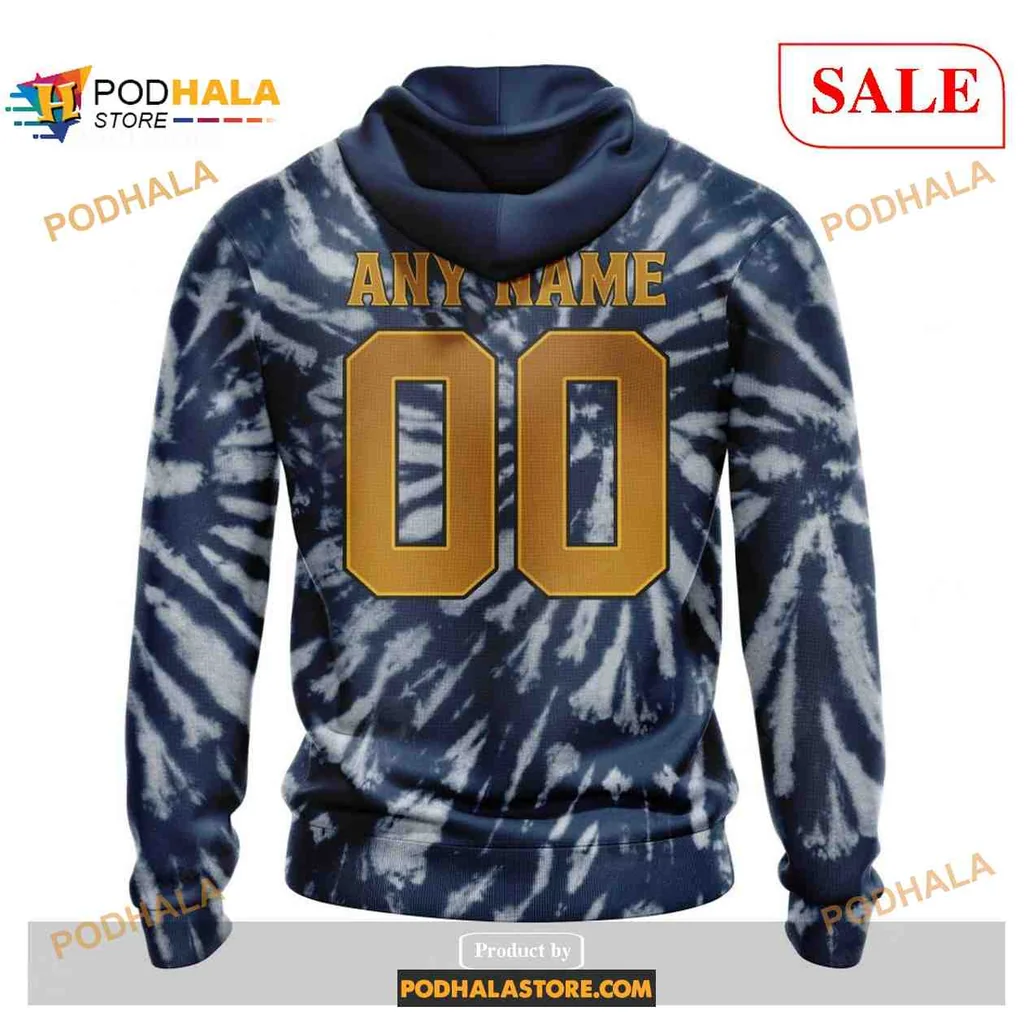 Vintage Washington Capitals Tie Dye Hoodie With Eagle And Bold Lettering - View 1 Vintage Washington Capitals Tie Dye Hoodie With Eagle And Bold Lettering - View 1
