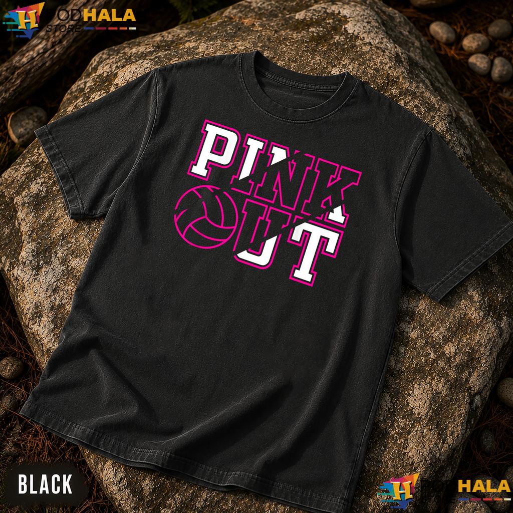 Volleyball Fight Together Comfort Colors Shirt Breast Cancer Pink Out