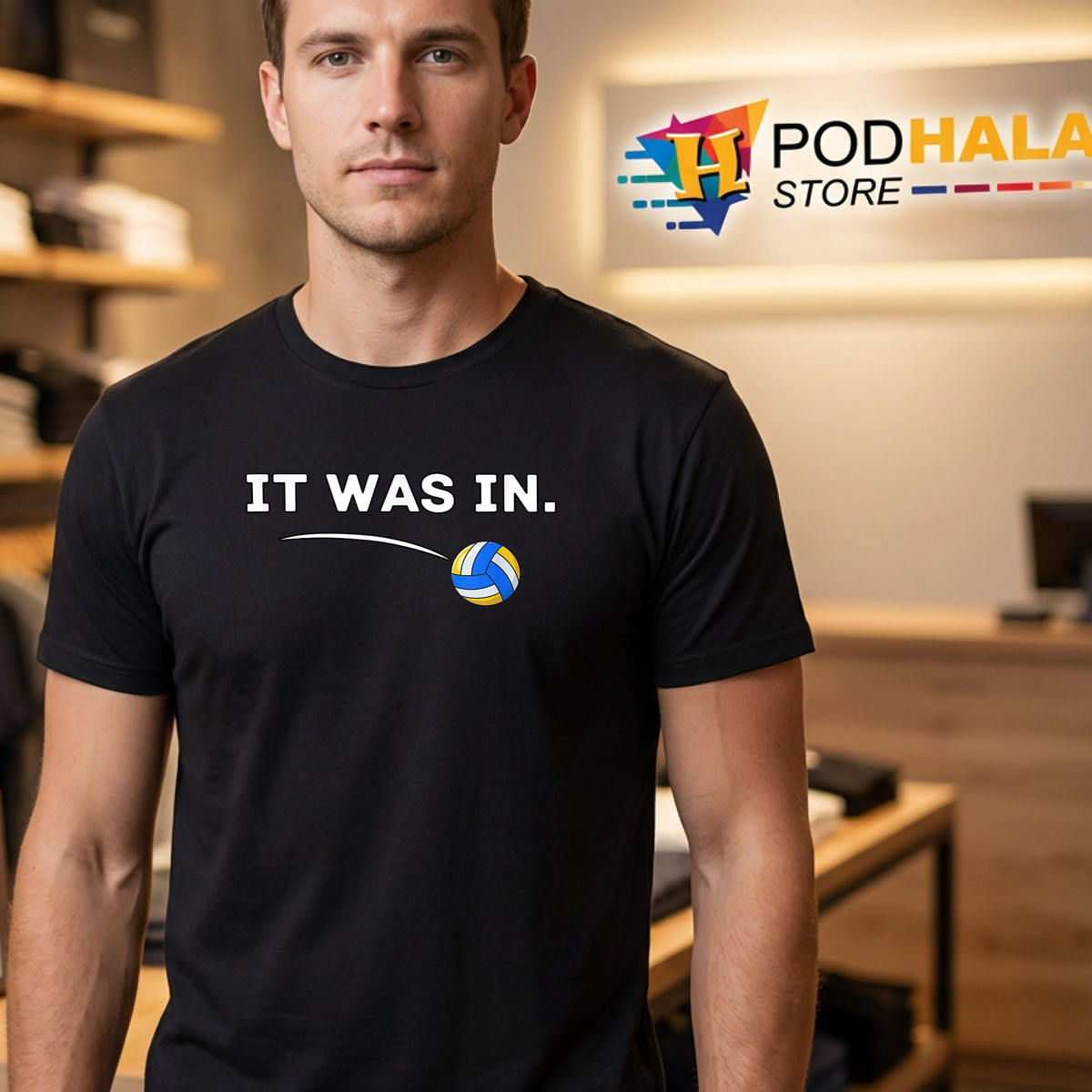 Volleyball It Was In Player Fan Shirt 2026 Funny Sports Humor Graphic Gear