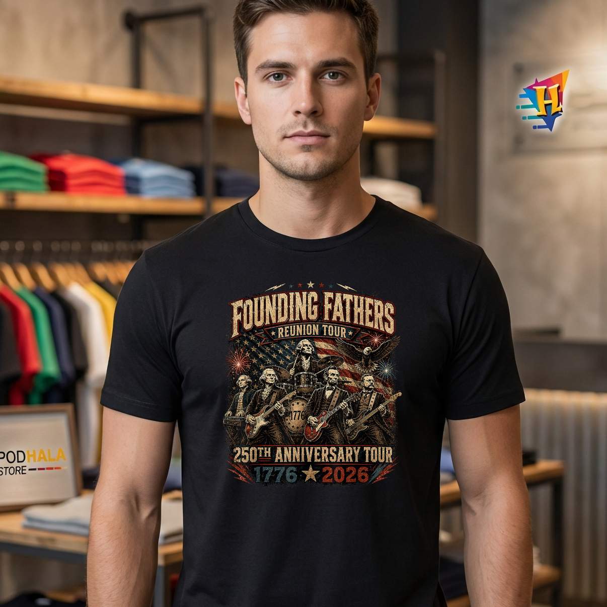 Washington Middle Finger Tee Funny George Historical Humor Graphic Top Washington Middle Finger Tee Funny George Historical Humor Graphic Top