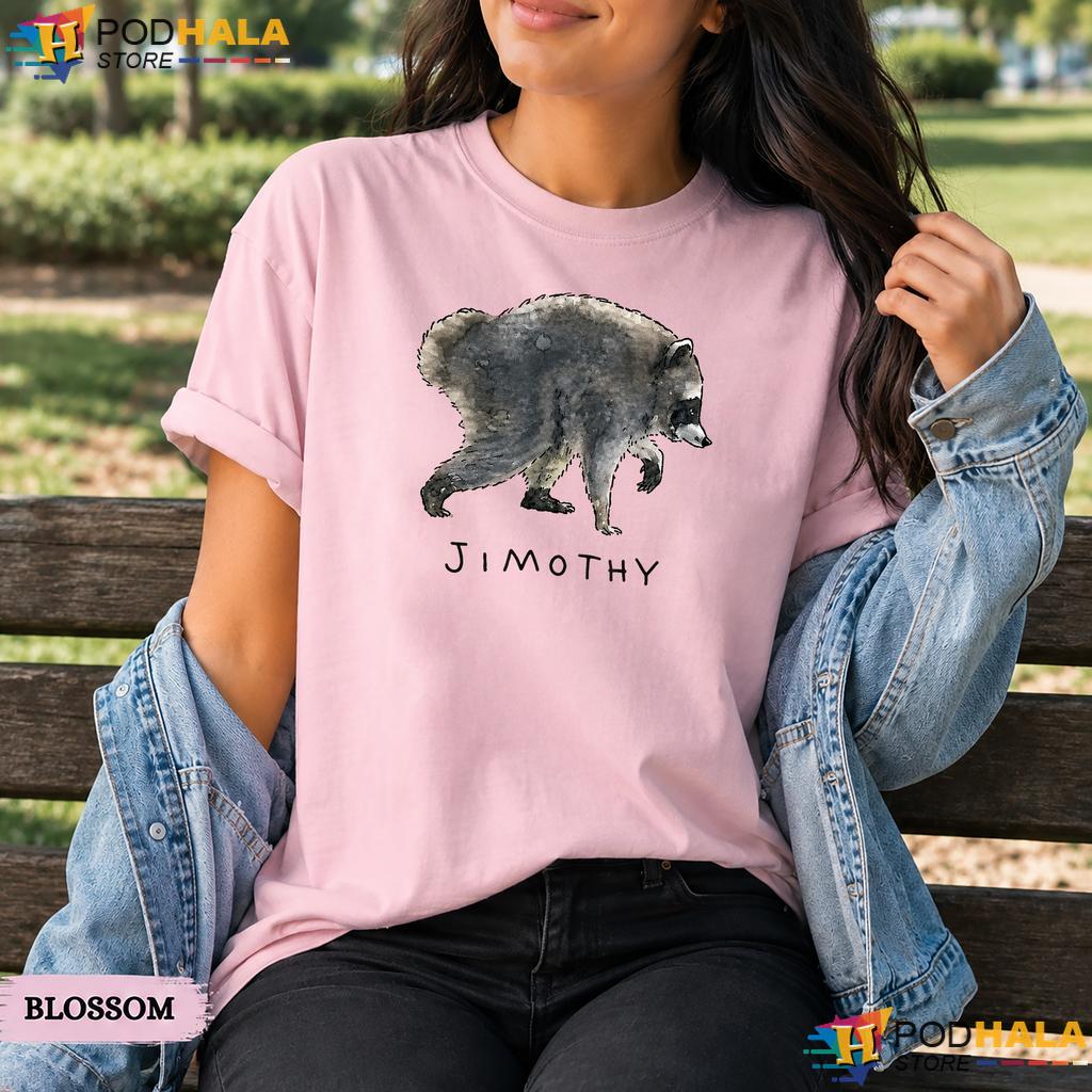 Watercolor Jimothy Raccoon Comfort Colors T-Shirt Funny Trash Panda Apparel