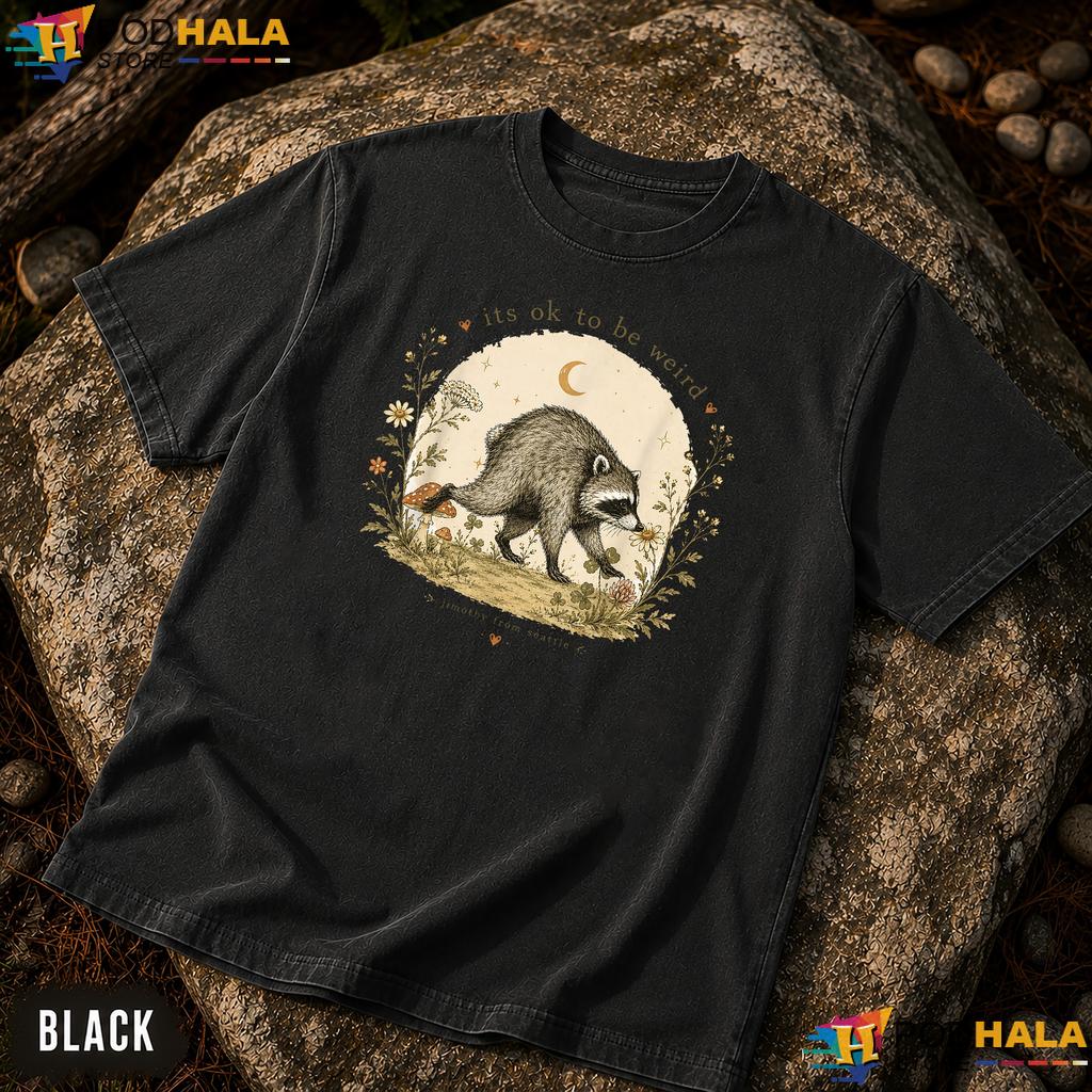 Weird Raccoon Jimothy Comfort Colors T-Shirt Funny Meme Graphic Apparel