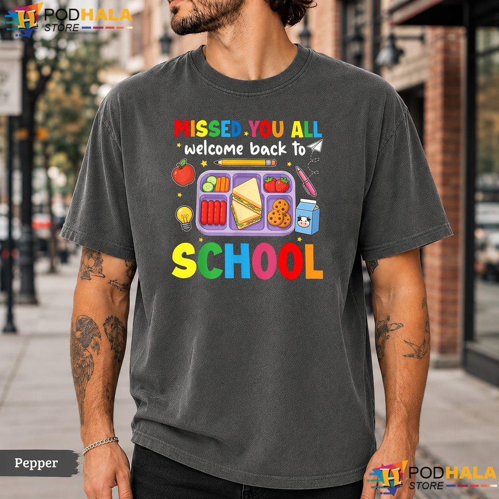 Welcome Back Lunch Lady Comfort Colors T-Shirt Funny School Cafeteria Top