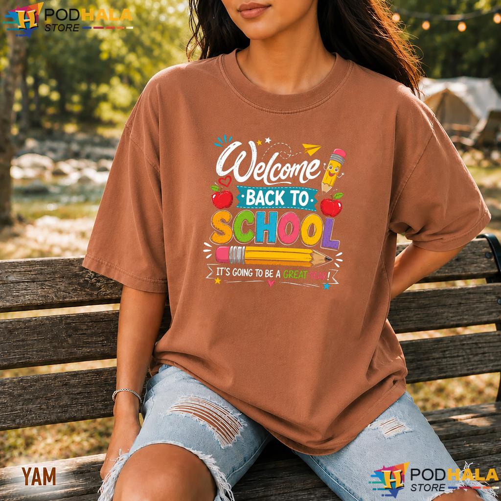 Welcome Back To School Comfort Colors Tshirt Teacher Student First Day Tee Welcome Back To School Comfort Colors Tshirt Teacher Student First Day Tee