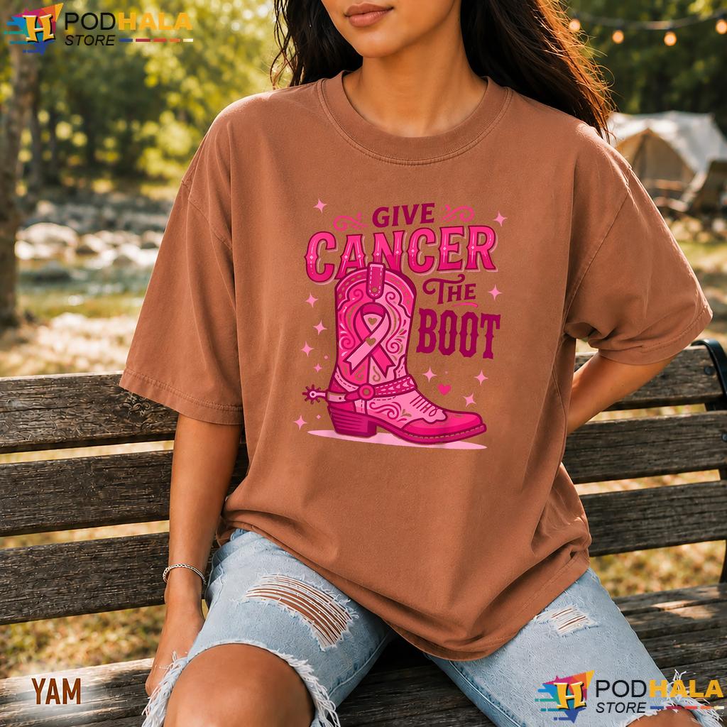 Western Cowgirl Pink Ribbon Comfort Colors Shirt Breast Cancer Warrior Western Cowgirl Pink Ribbon Comfort Colors Shirt Breast Cancer Warrior