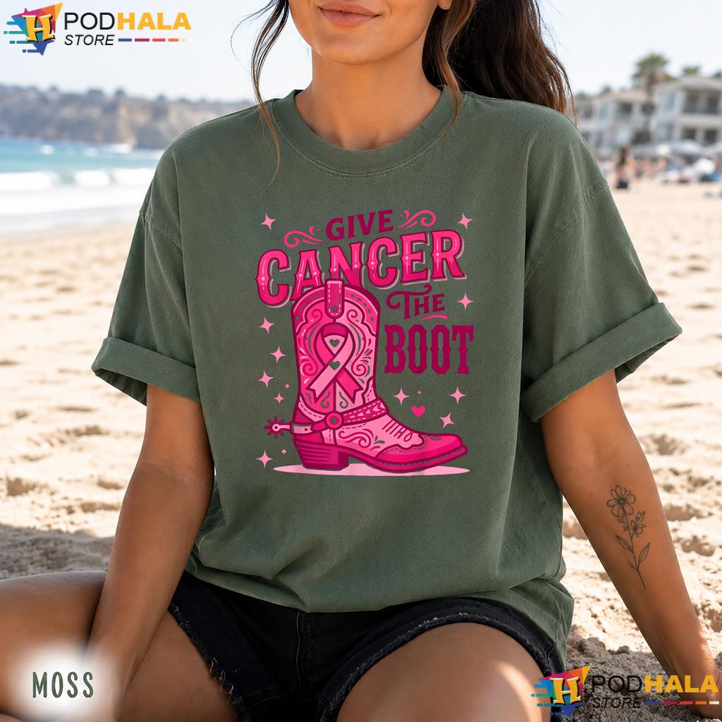 Western Cowgirl Pink Ribbon Comfort Colors Tshirt Breast Cancer Warrior Western Cowgirl Pink Ribbon Comfort Colors Tshirt Breast Cancer Warrior