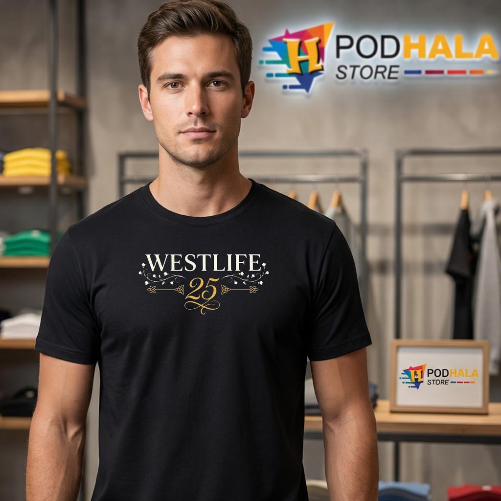 Westlife Anniversary Concert Tour Shirt Vintage Graphic Fan Apparel Westlife Anniversary Concert Tour Shirt Vintage Graphic Fan Apparel