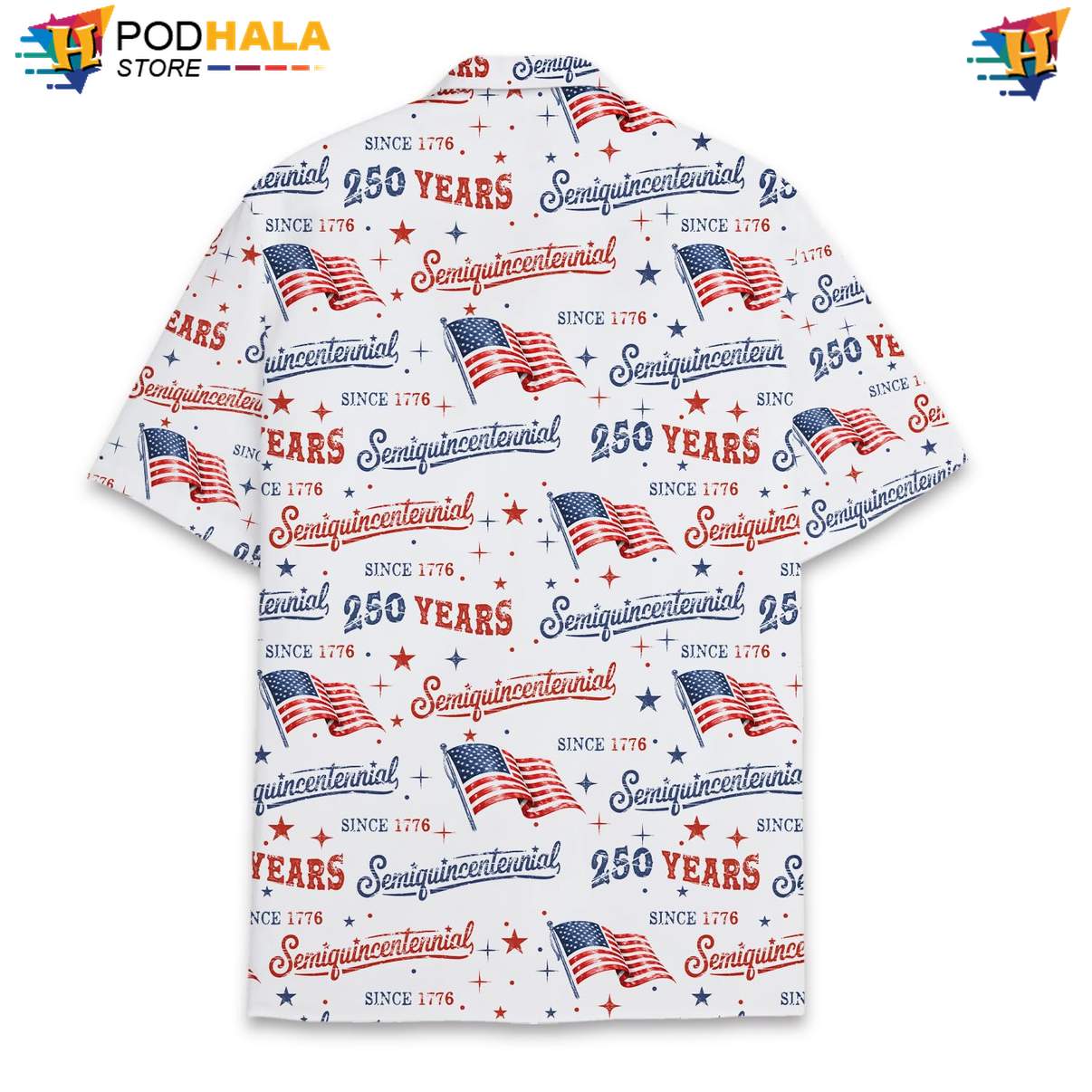 White Independence 250th Short-sleeve button-up shirt Mens USA Flag Fourth Of July Gear White Independence 250th Short-sleeve button-up shirt Mens USA Flag Fourth Of July Gear
