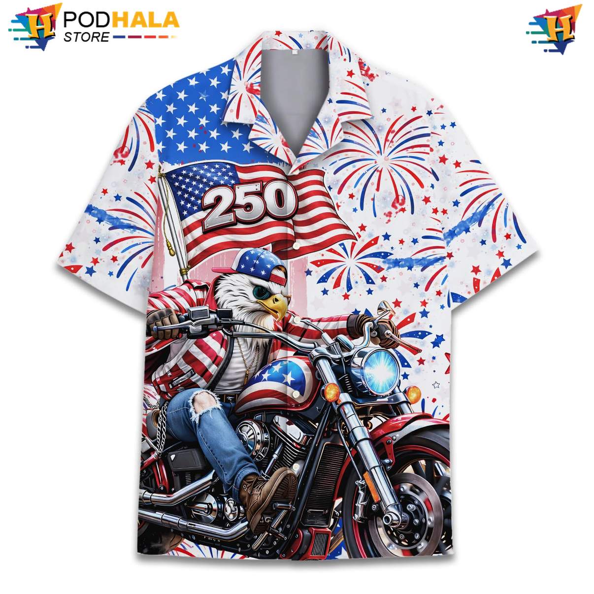 White USA Flag Patriotic Short-sleeve button-up shirt Mens Fourth Of July Summer Beachwear White USA Flag Patriotic Short-sleeve button-up shirt Mens Fourth Of July Summer Beachwear