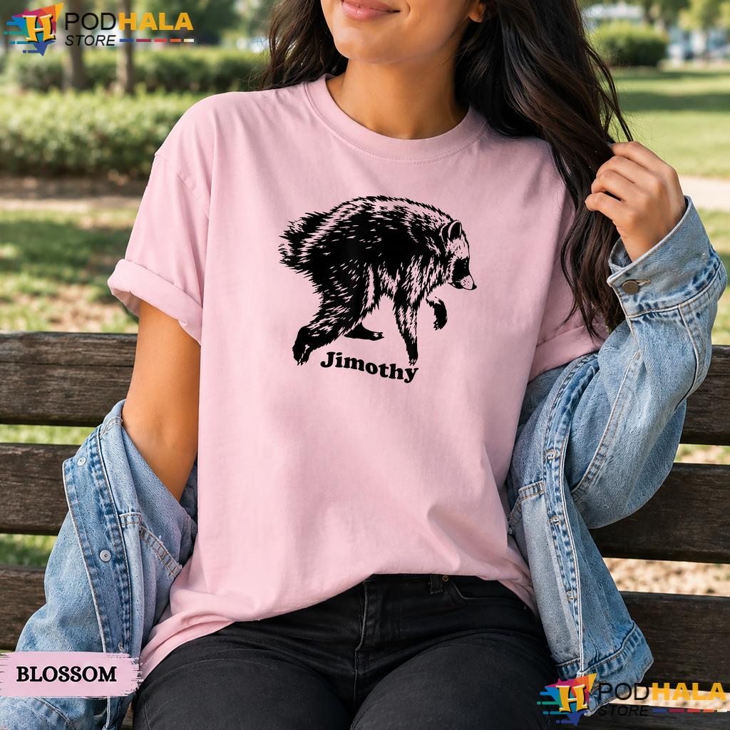 Wildlife Trash Panda Comfort Colors T-Shirt Funny Jimothy Raccoon Meme Top