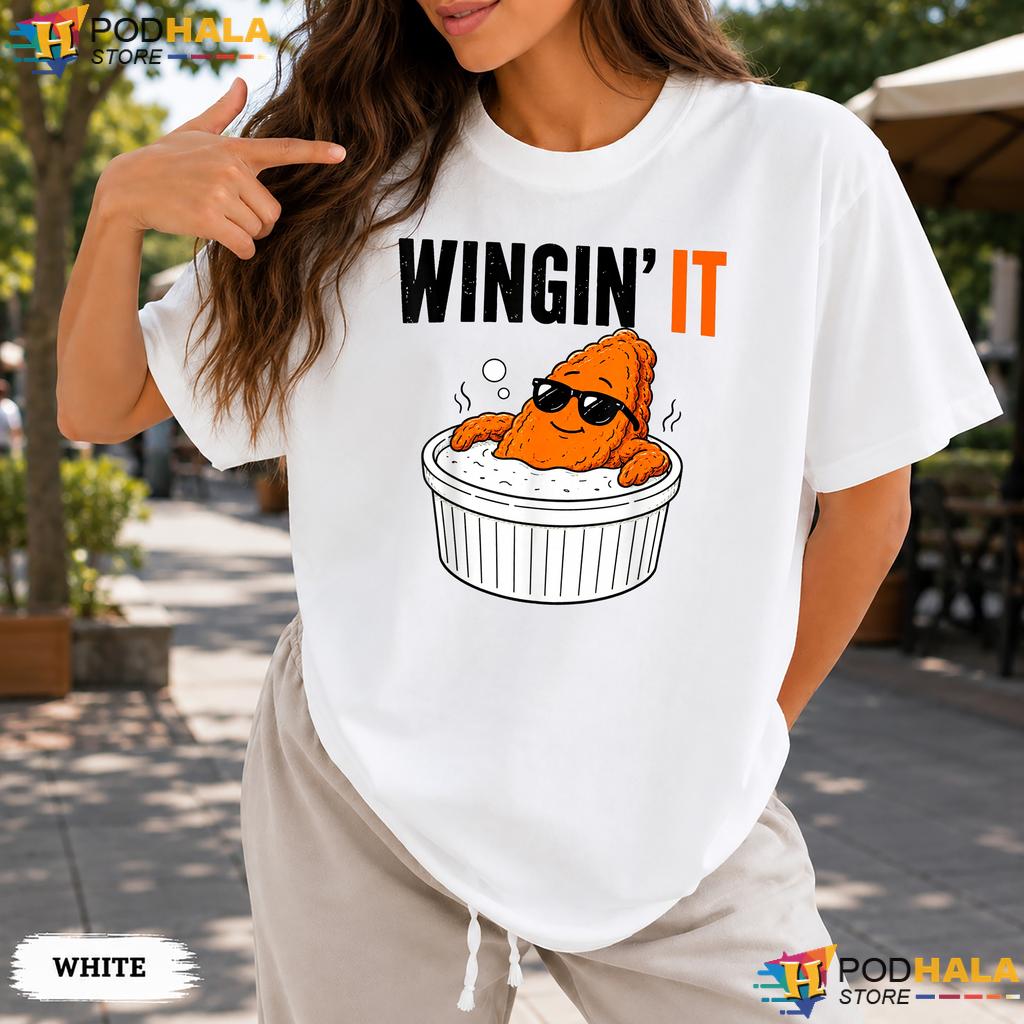 Wingin It Chicken Wing Ranch Comfort Colors Tshirt Funny Foodie Graphic Top Wingin It Chicken Wing Ranch Comfort Colors Tshirt Funny Foodie Graphic Top