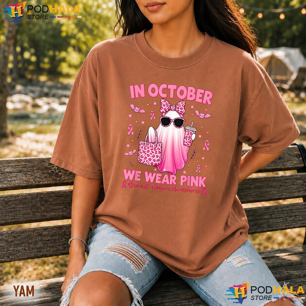 Women Girls Wear Pink Comfort Colors Tshirt Breast Cancer Ribbon Women Girls Wear Pink Comfort Colors Tshirt Breast Cancer Ribbon