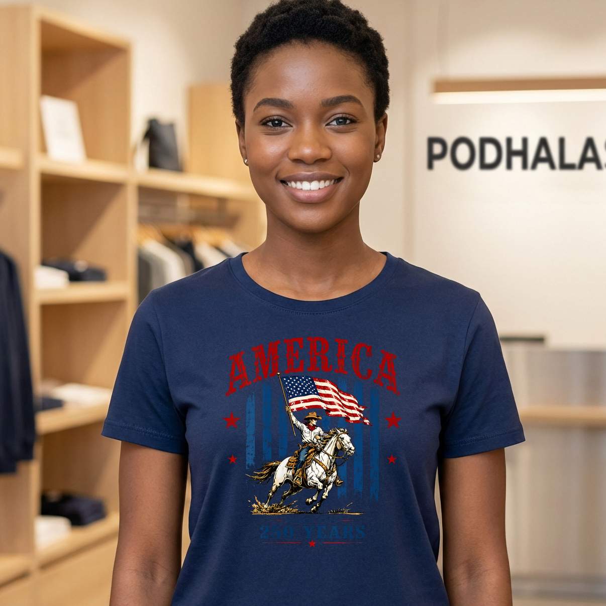 Womens America 250th Anniversary V Neck Tee Western Patriotic Top Womens America 250th Anniversary V Neck Tee Western Patriotic Top