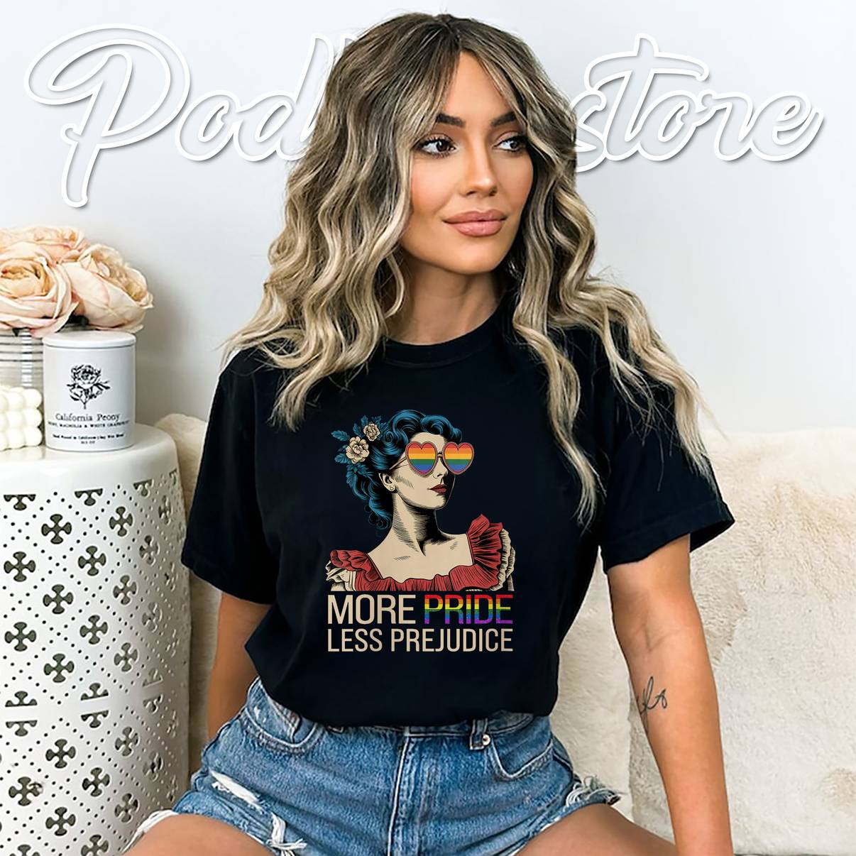 Womens More Pride Less Prejudice Tshirt LGBTQ Pride Month Graphic Men Womens More Pride Less Prejudice Tshirt LGBTQ Pride Month Graphic Men