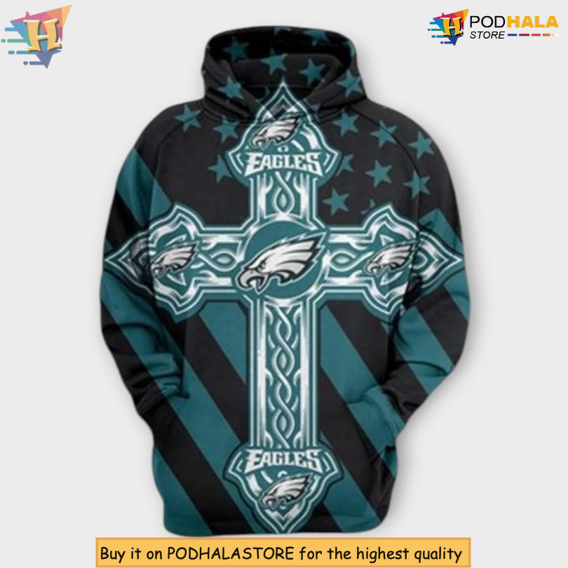 Womens Sport Style Philadelphia Eagles Womens Hoodie Retro Teamwear