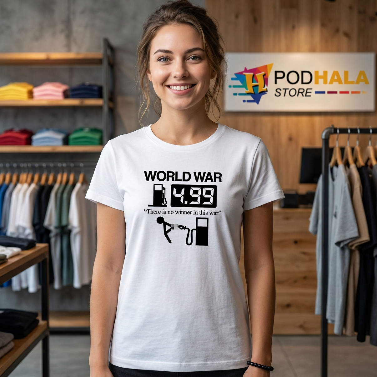World War There Is No Winner Shirt In This War Peace Advocate Graphic Mens