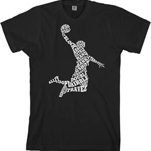 Basketball Player Typography T-Shirt