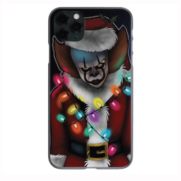 Clown Creepy Christmas Print Phone Case for Apple iPhone Xmas Gift