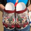 Dog Christmas Truck Gift For Fan Classic Water Rubber Crocs Crocband Clogs, Comfy Footwear