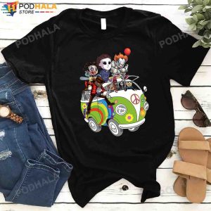 Friends Horror Killers Character Movie Halloween Gifts T-Shirt