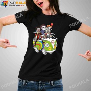 Friends Horror Killers Character Movie Halloween Gifts TShirt