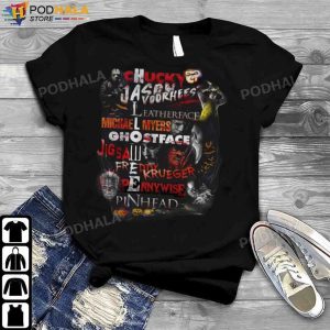 Funny Halloween Gifts, Horror Movie Character Halloween Costume T-shirt