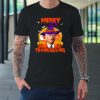 Funny Joe Biden Confused Merry Thanksgiving For Halloween T-Shirt
