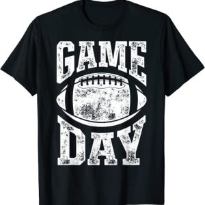 Game Day Football Season Funny Men Women Team Sports Vintage T-Shirt